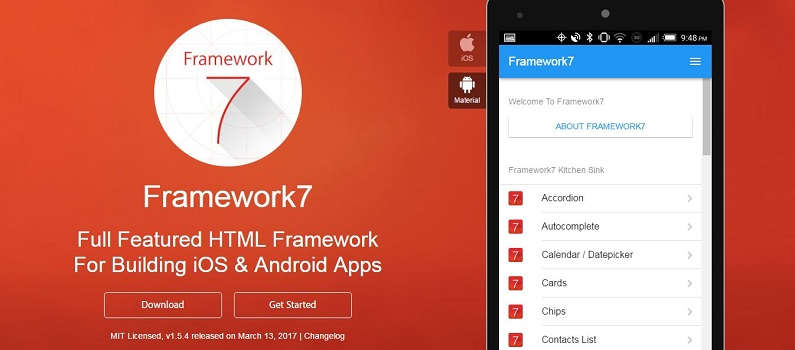 How I created my First Android app using Framework7 and Cordova [Part-1]